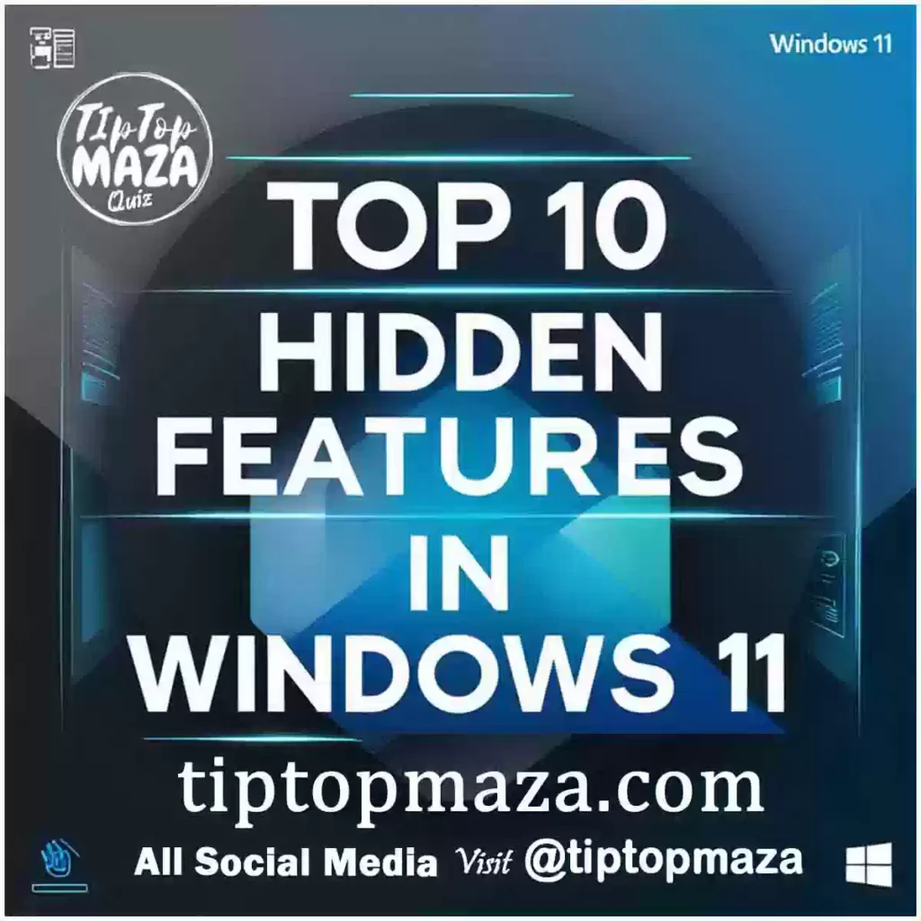 Top 10 Hidden Features in Windows 11 1x1