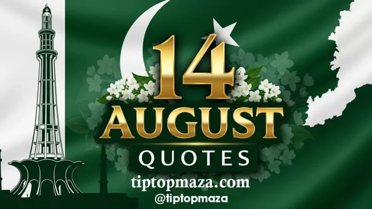 دل کو چھو لینے والے اور متاثر کن 14 اگست اقتباسات